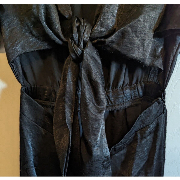 Show Me Your Mumu Women L Black Jenna Jumpsuit Flutter Maxi New - Picture 9 of 12